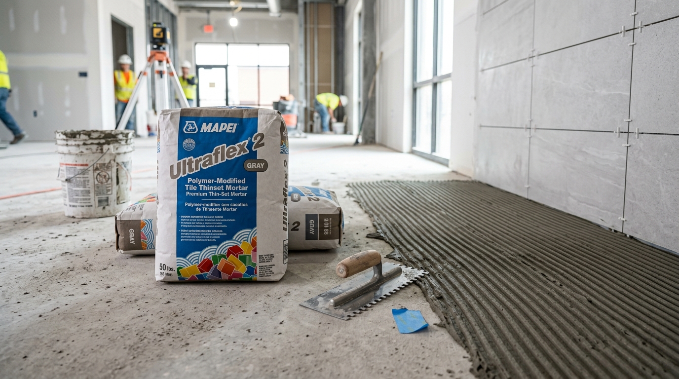 Modified vs Unmodified Thinset Mortar: When and Where to Use Each